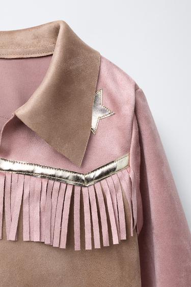 COWGIRL FRINGED COSTUME JACKET - Pink by Zara - Image 2