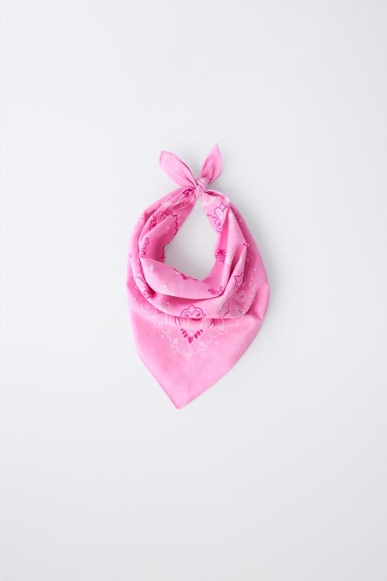 BANDANA PAISLEY - Rosa de Zara - Imagen 0