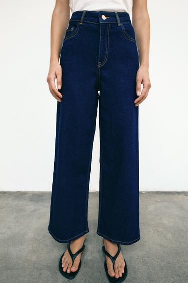 JEAN Z1975 JUPE-CULOTTE TAILLE HAUTE CONFORT - Bleu de Zara - Image 2