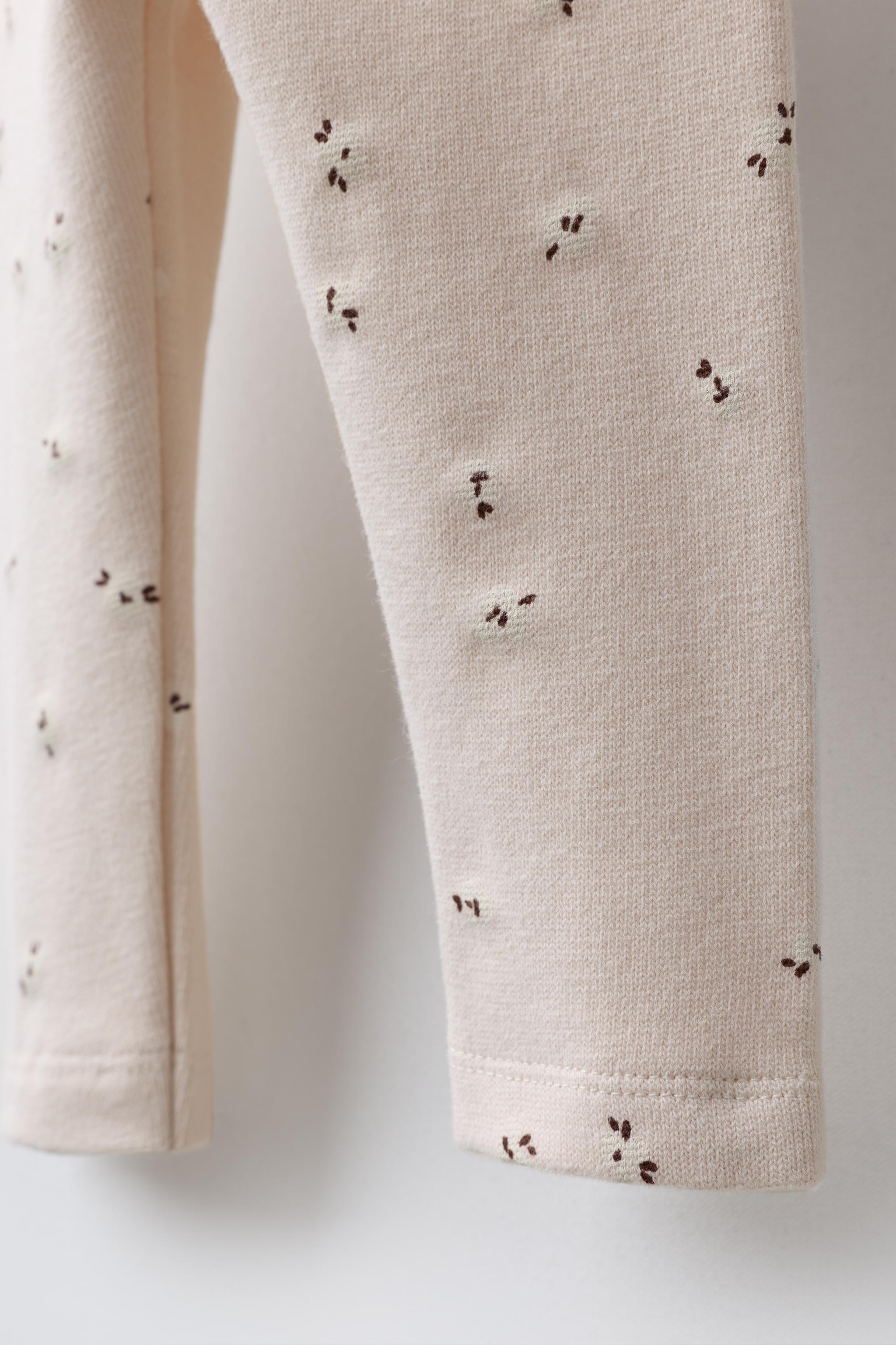 LEGGING BIEN CHAUD À FLEURS