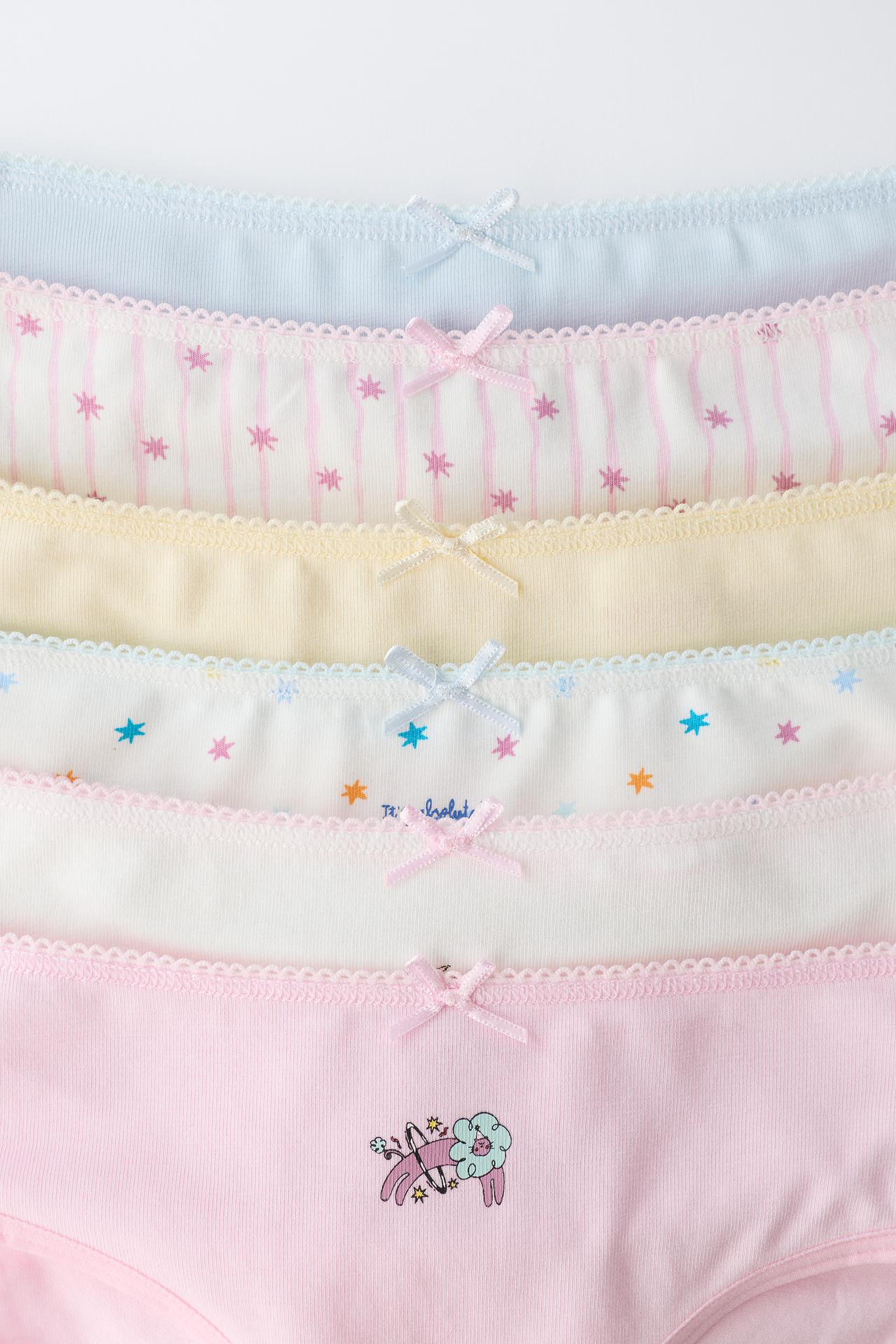 1 1/2-6 YEARS / SIX-PACK OF CIRCUS UNDERWEAR — Multicolored