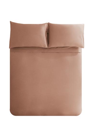 SATEEN DUVET COVER (300 THREAD COUNT) - Dusty pink by Zara
