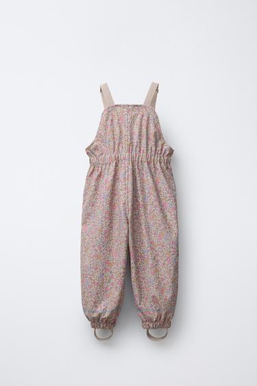 RUBBERISED WATER RESISTANT PRINTED DUNGAREES - Light pink by Zara - Image 1