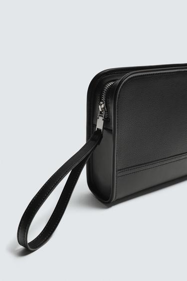 TEXTURED CLUTCH - Black by Zara - Image 2