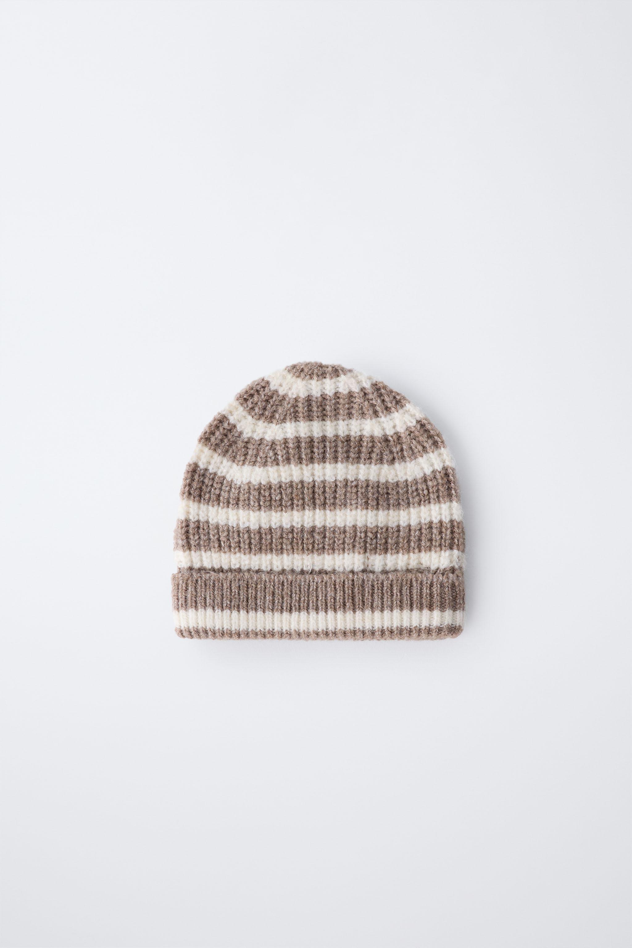 STRIPED KNIT HAT