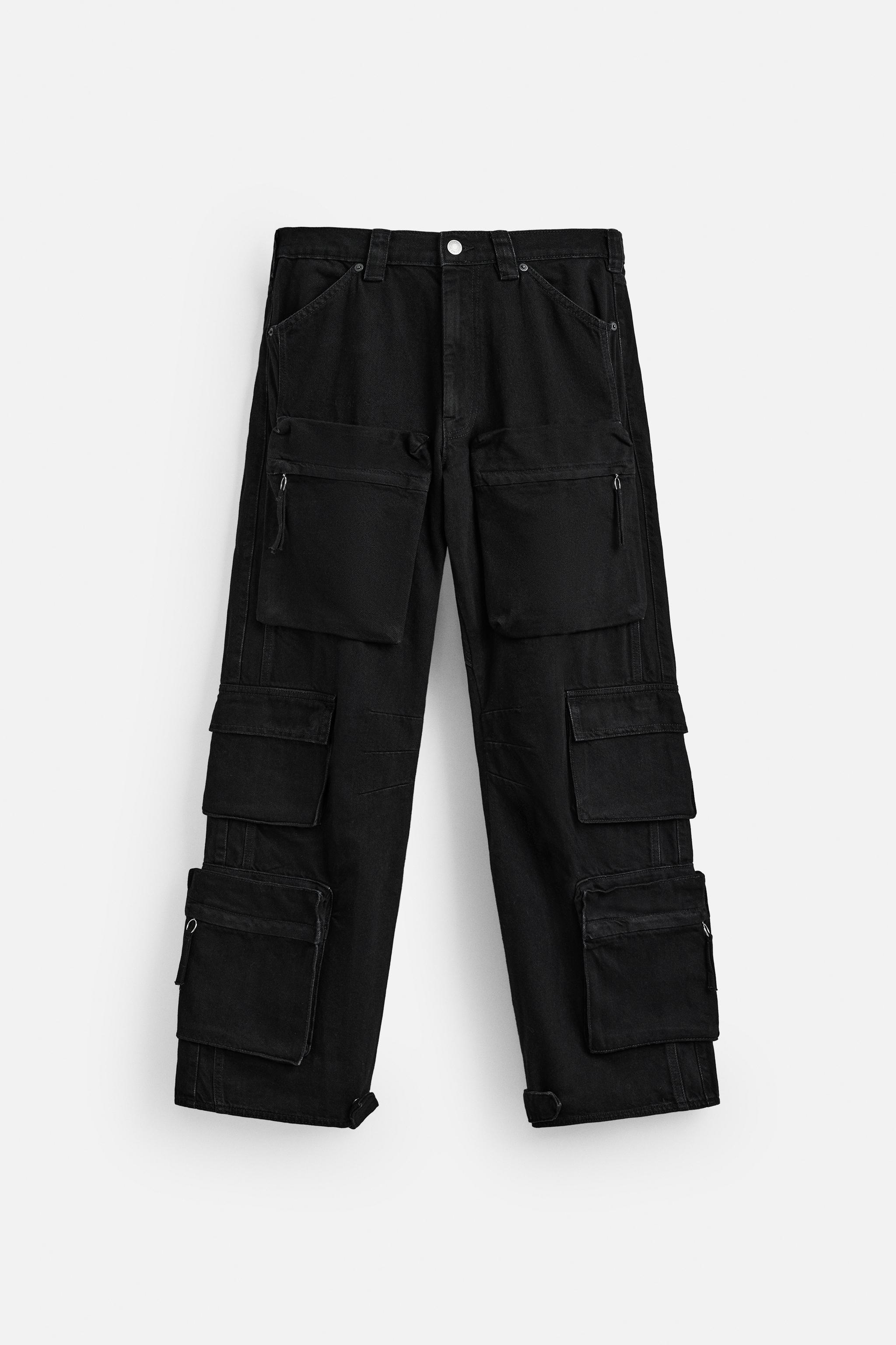 タグ付き 新品 未使用 ザラ ZARA カーゴ デニム パンツ デニム