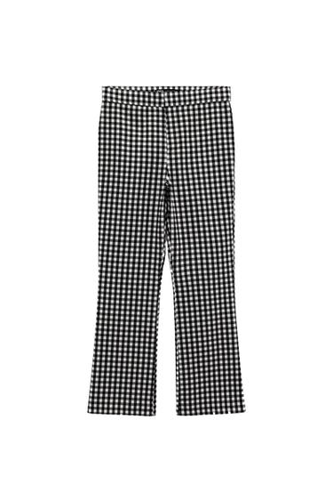 PANTALÓN MINI FLARE CUADRO VICHY