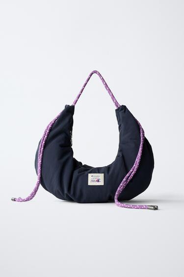 Zara CHAMPION ® X ZARA SHOULDER BAG - Blue - Image 0