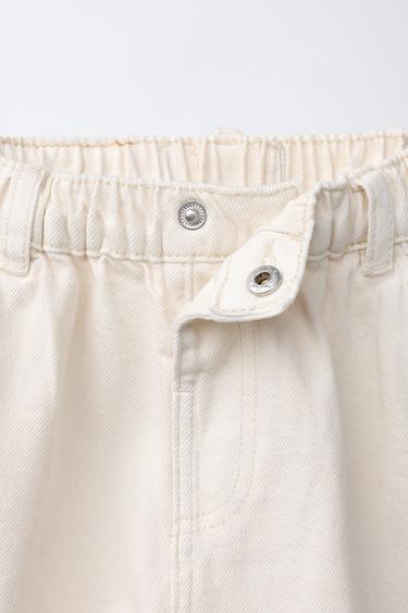 TOY STORY © DISNEY PIXAR EMBROIDERED TWILL TROUSERS - Ecru by Zara - Image 2