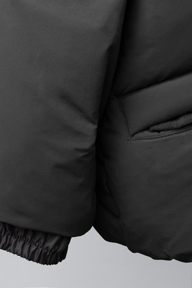 DOUDOUNE EN PLUME ET DUVET DÉPERLANTE - Gris anthracite de Zara - Image 5