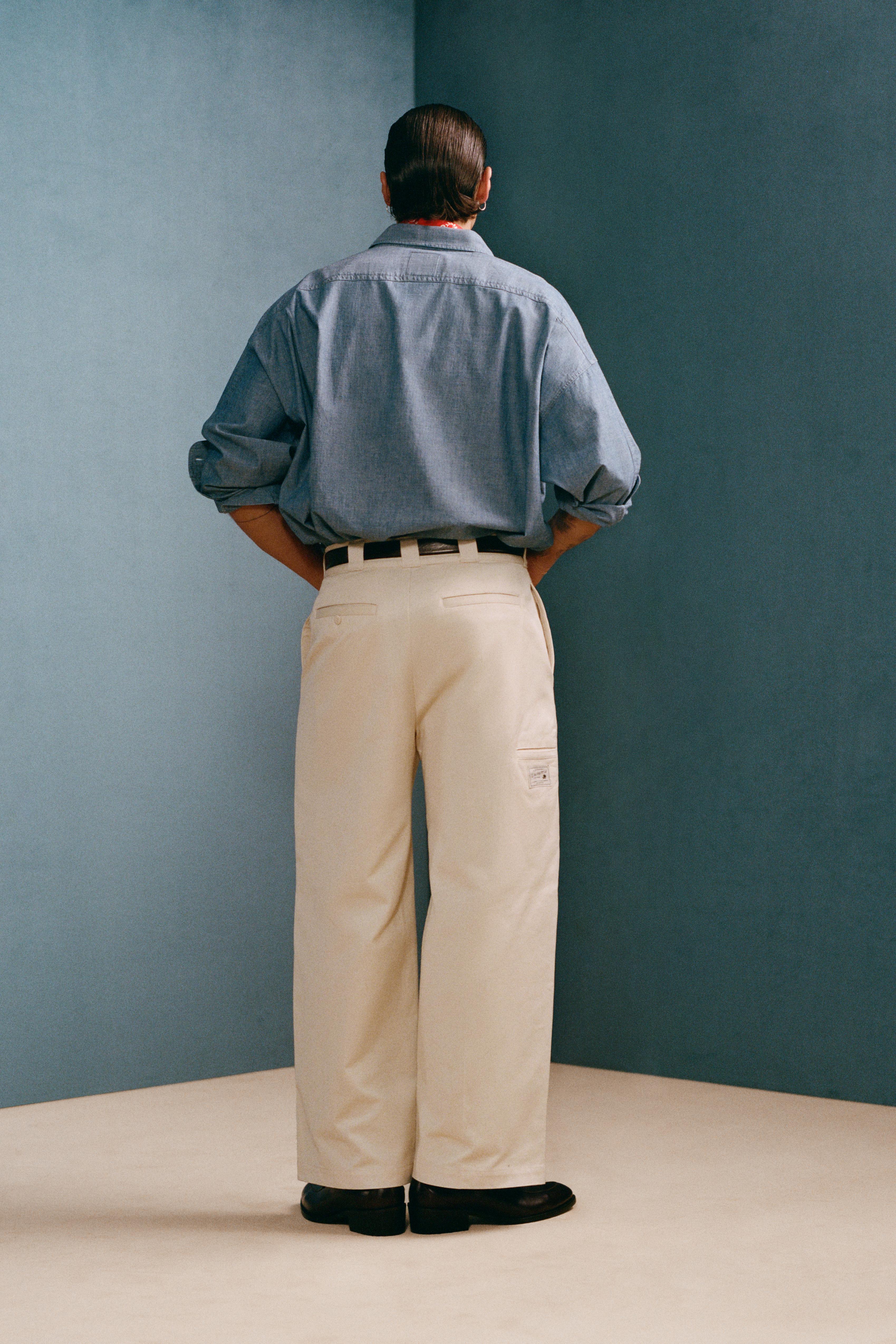 EMBROIDERED BOXY FIT CHAMBRAY SHIRT WILLY CHAVARRIA X ZARA