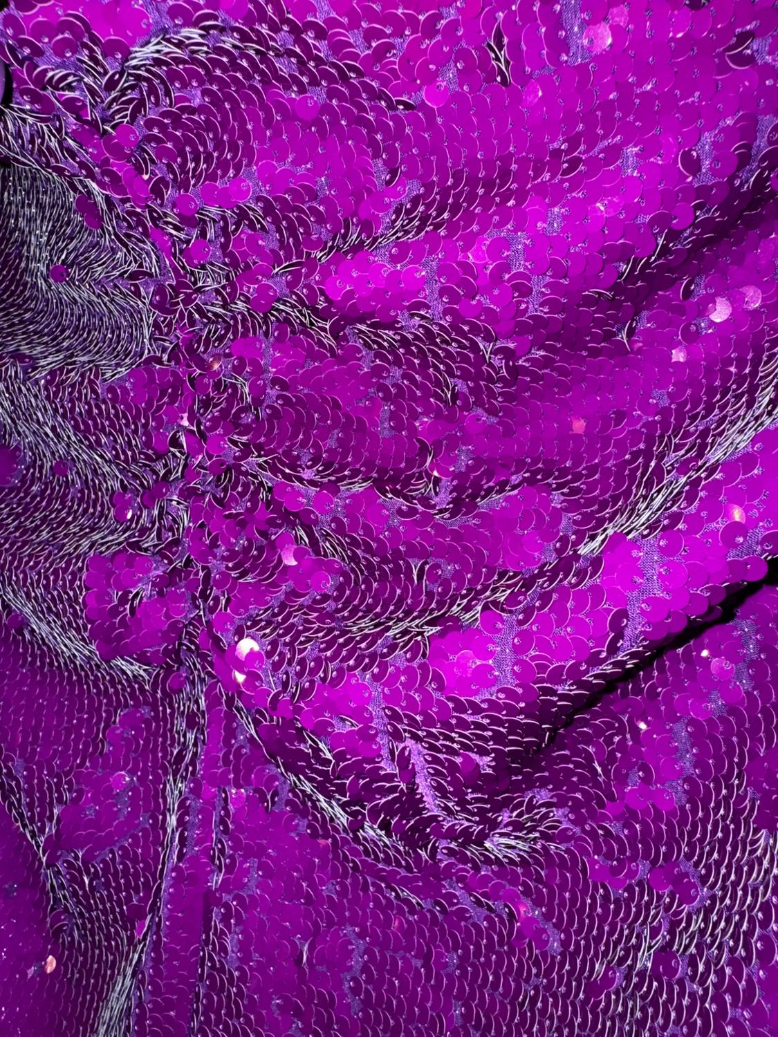 SEQUINNED SKIRT WITH SLIT - Image 3