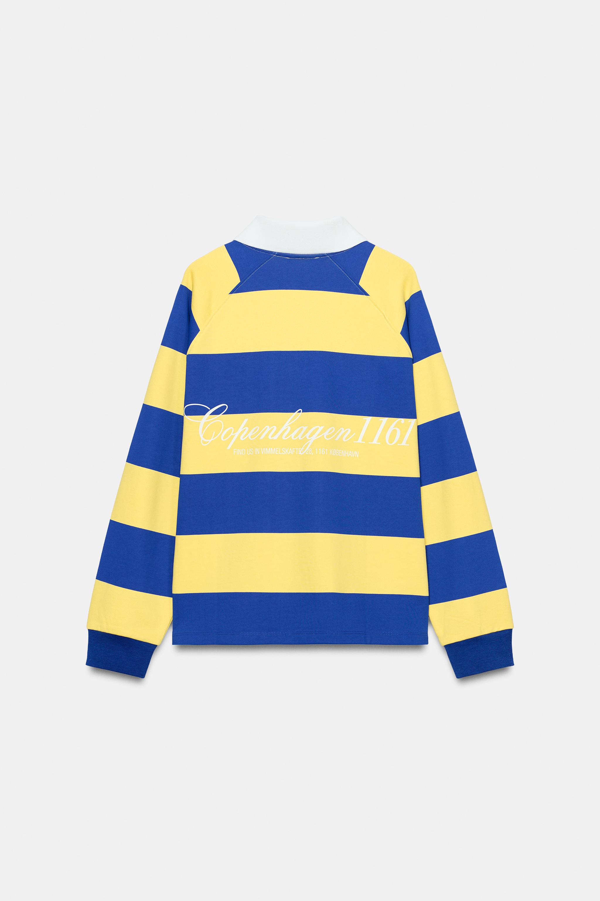 STRIPED EMBROIDERED POLO SHIRT