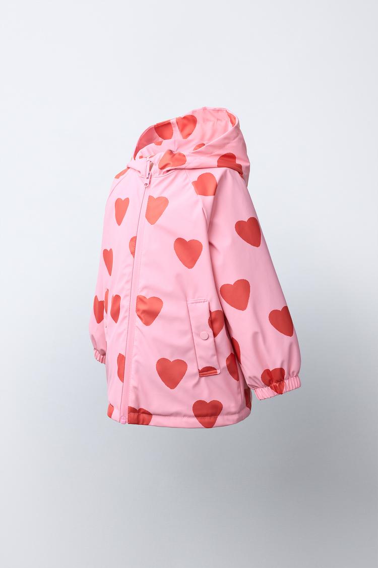 Impermeable de corazón de goma resistente al agua 2