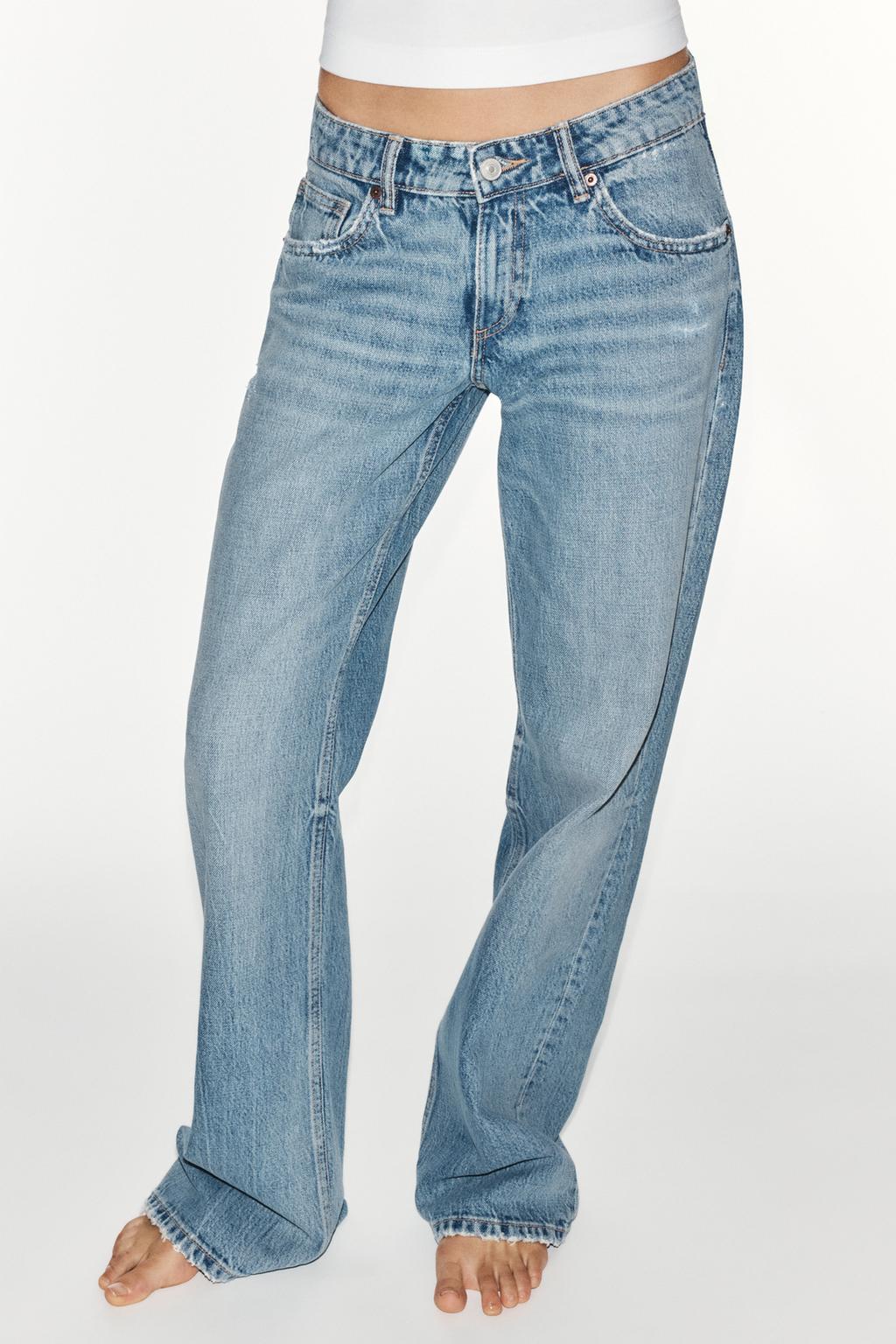 TRF LOW-RISE WIDE-LEG JEANS