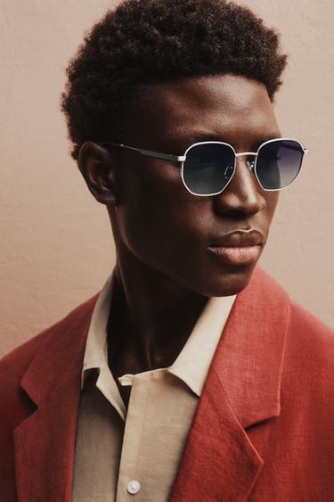 METAL SUNGLASSES - Silver by Zara