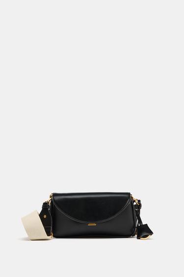 BOLSO ALARGADO BANDOLERA - Negro de Zara