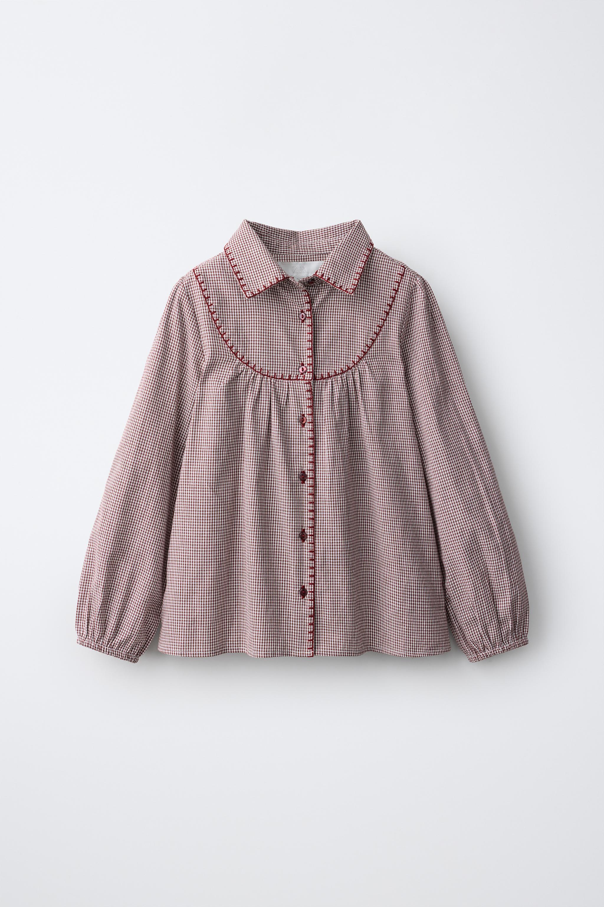 CAMISA CUADROS PESPUNTES