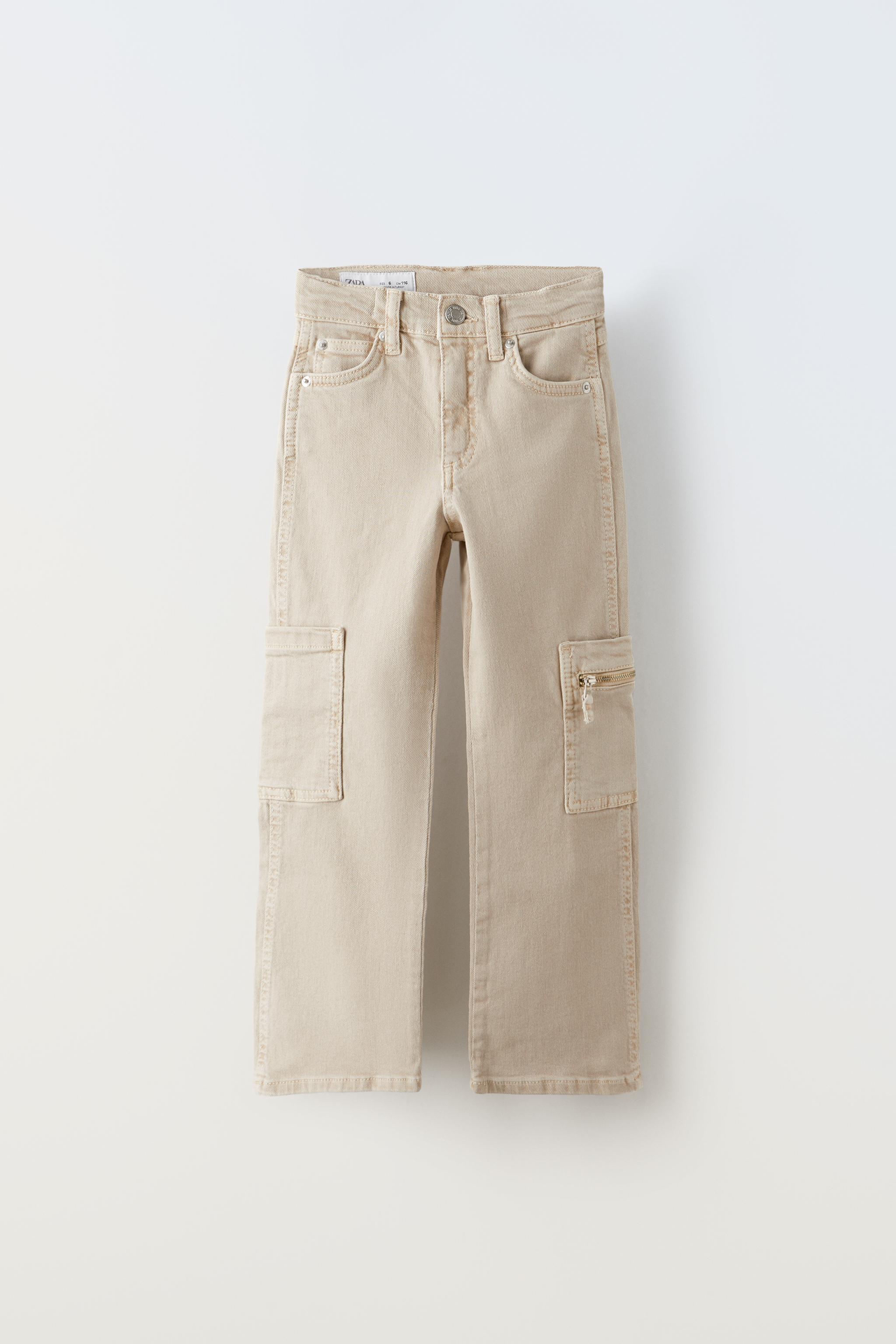 THE NEW SLIM CARGO JEANS - Green | ZARA United States