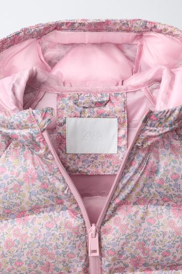 ULTRA-LIGHTWEIGHT FLORAL WATER-REPELLENT JACKET - Pink by Zara - Image 7