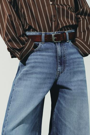 TRF OVERSIZE MID-RISE JEANS - Blue by Zara - Image 2