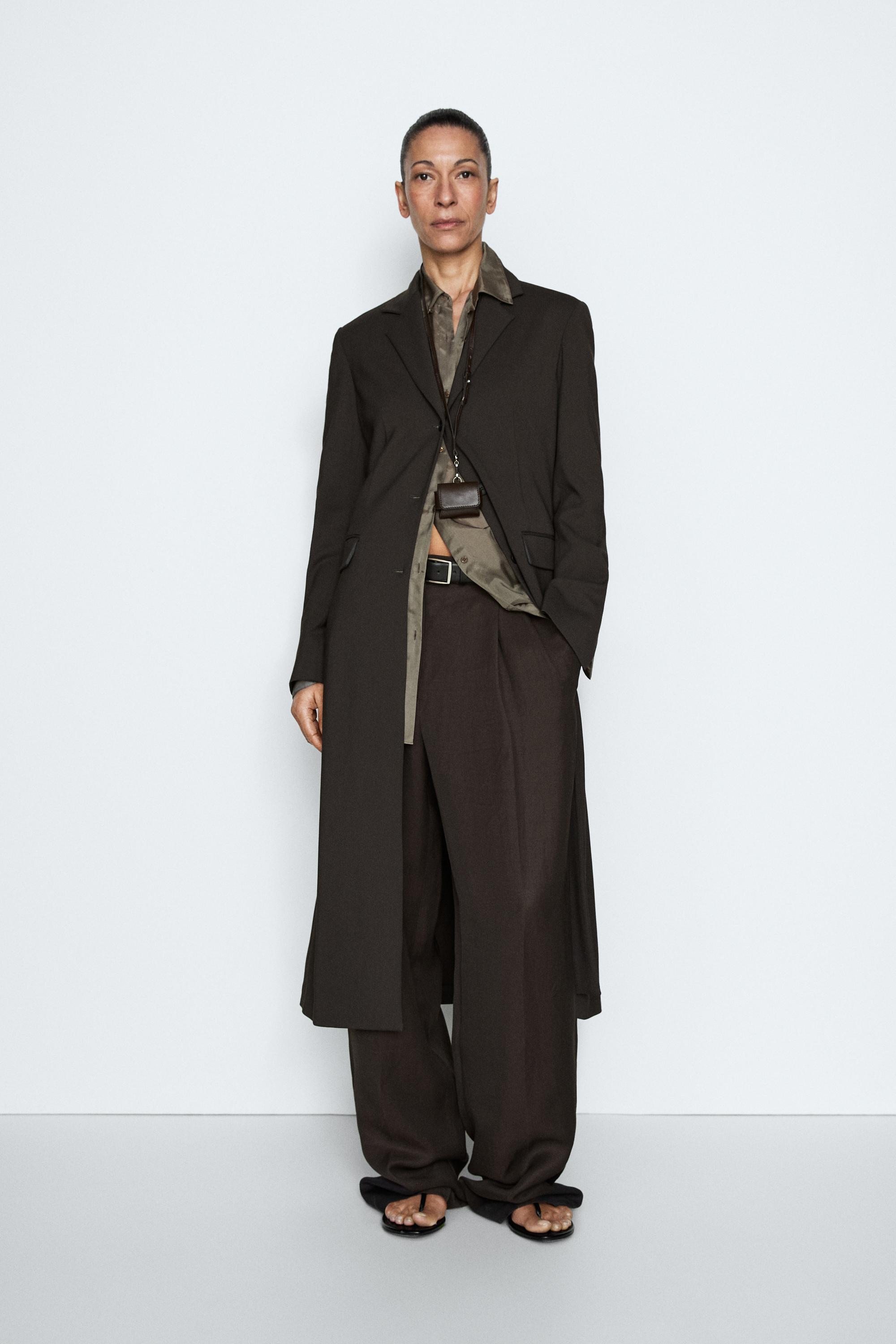 Long lightweight coat - STUDIO — Brown