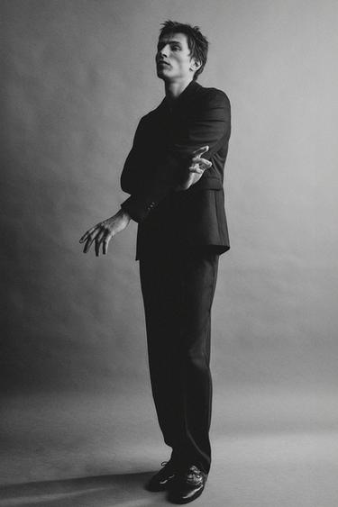 DOUBLE-BREASTED SUIT BLAZER - Navy blue by Zara