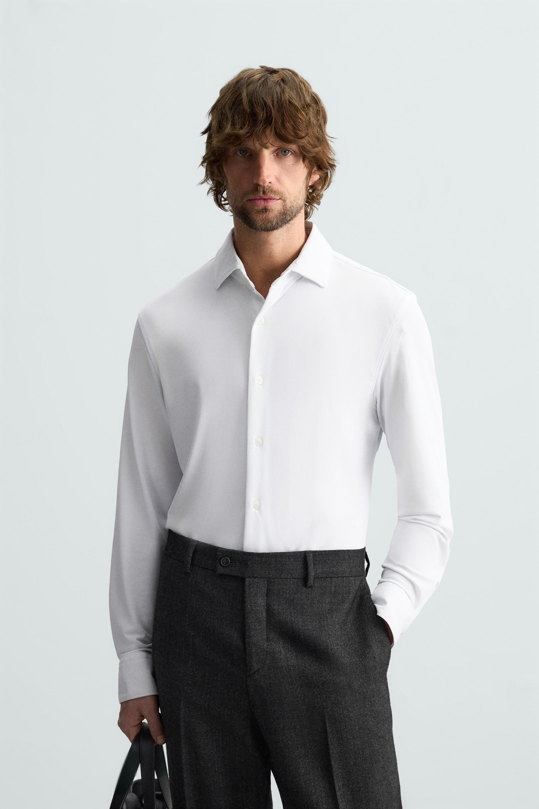 beamsスーツ　ZARAシャツ 千鳥格子柄スーツ | ZARA Japan / 日本