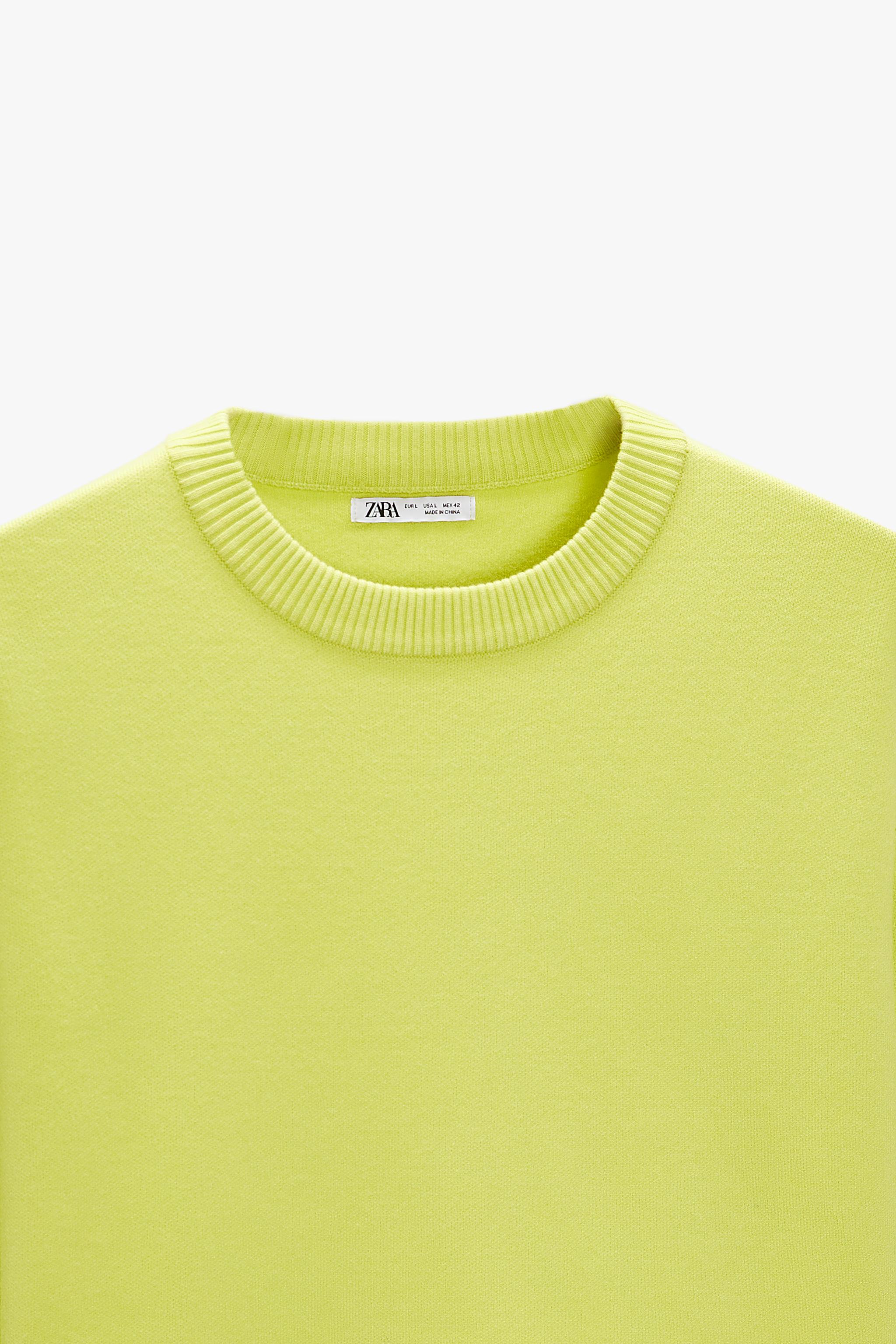 SOFT SWEATER Lime green ZARA United States