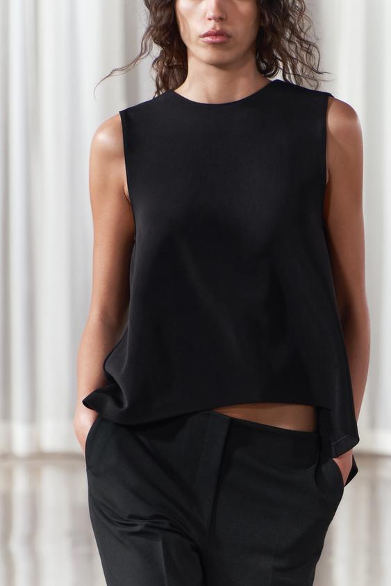 Top Short Sleeve By Zara Size: Xl