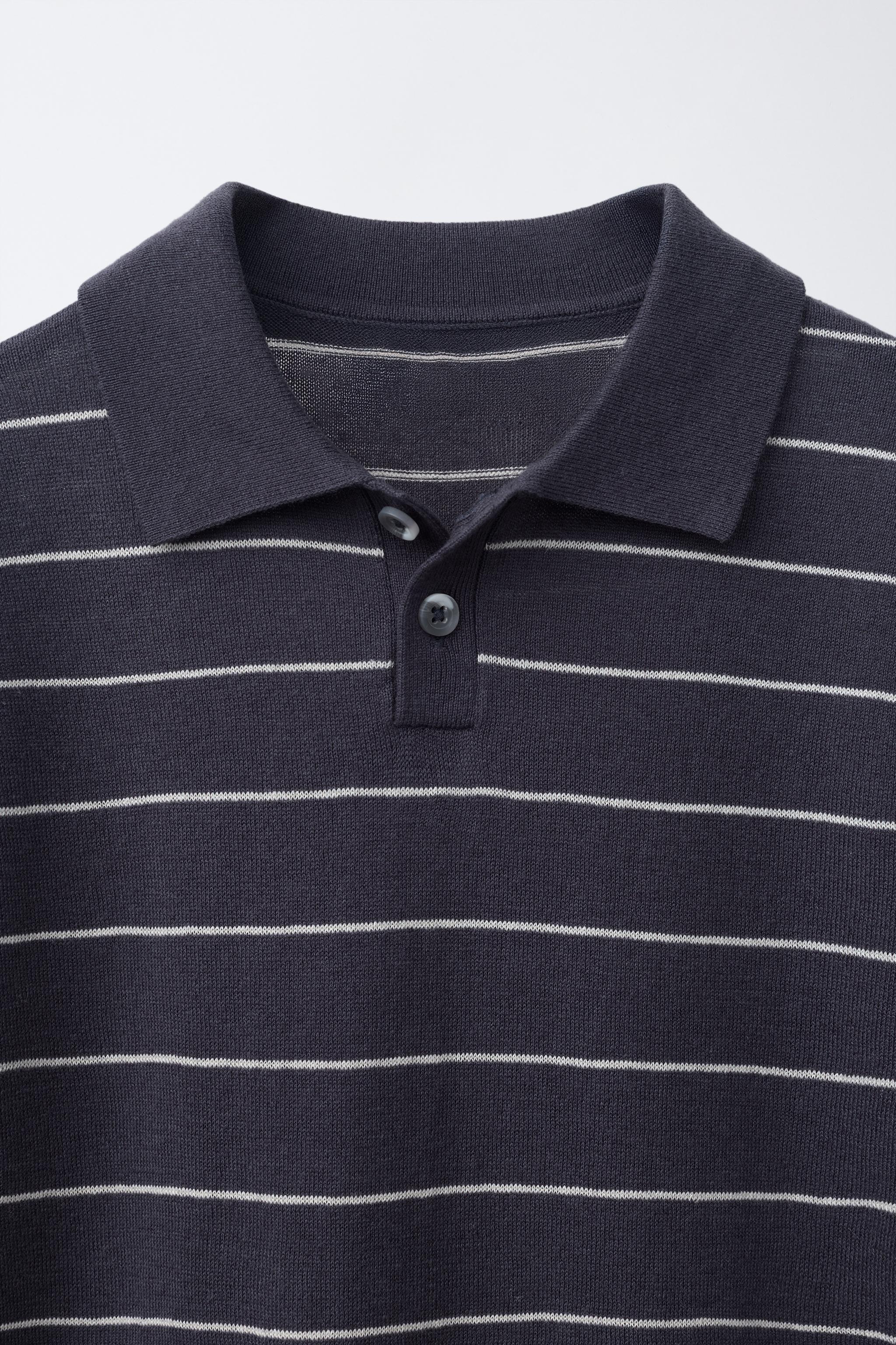 POLO EN COTON ET LIN