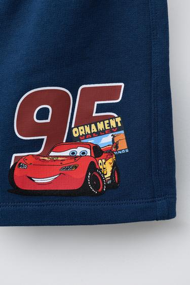 SHORT EN MOLLETON CARS FLASH MCQUEEN © DISNEY - Bleu marine de Zara - Image 3