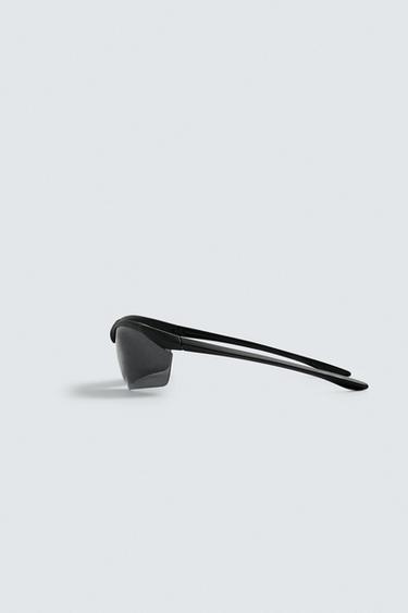 LUNETTES DE SOLEIL MIROIR - Noir de Zara - Image 4
