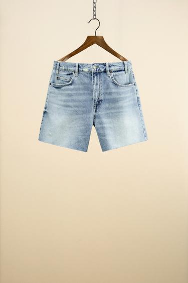 MINI DENIM SHORTS - Ink blue by Zara