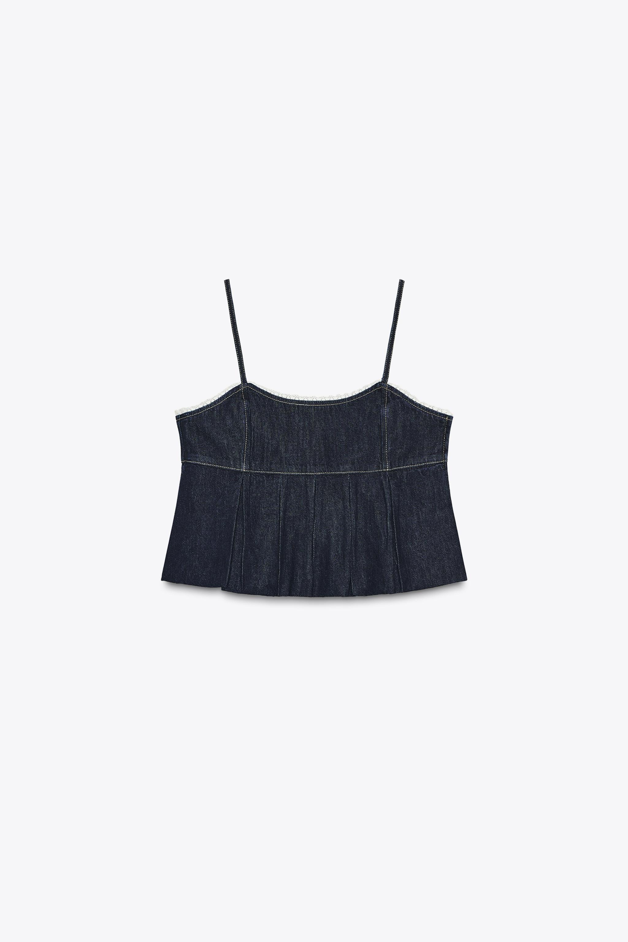 新品　ZARA パフストレッチ　トップス　XS ZARA パフストレッチトップス XS - メルカリ