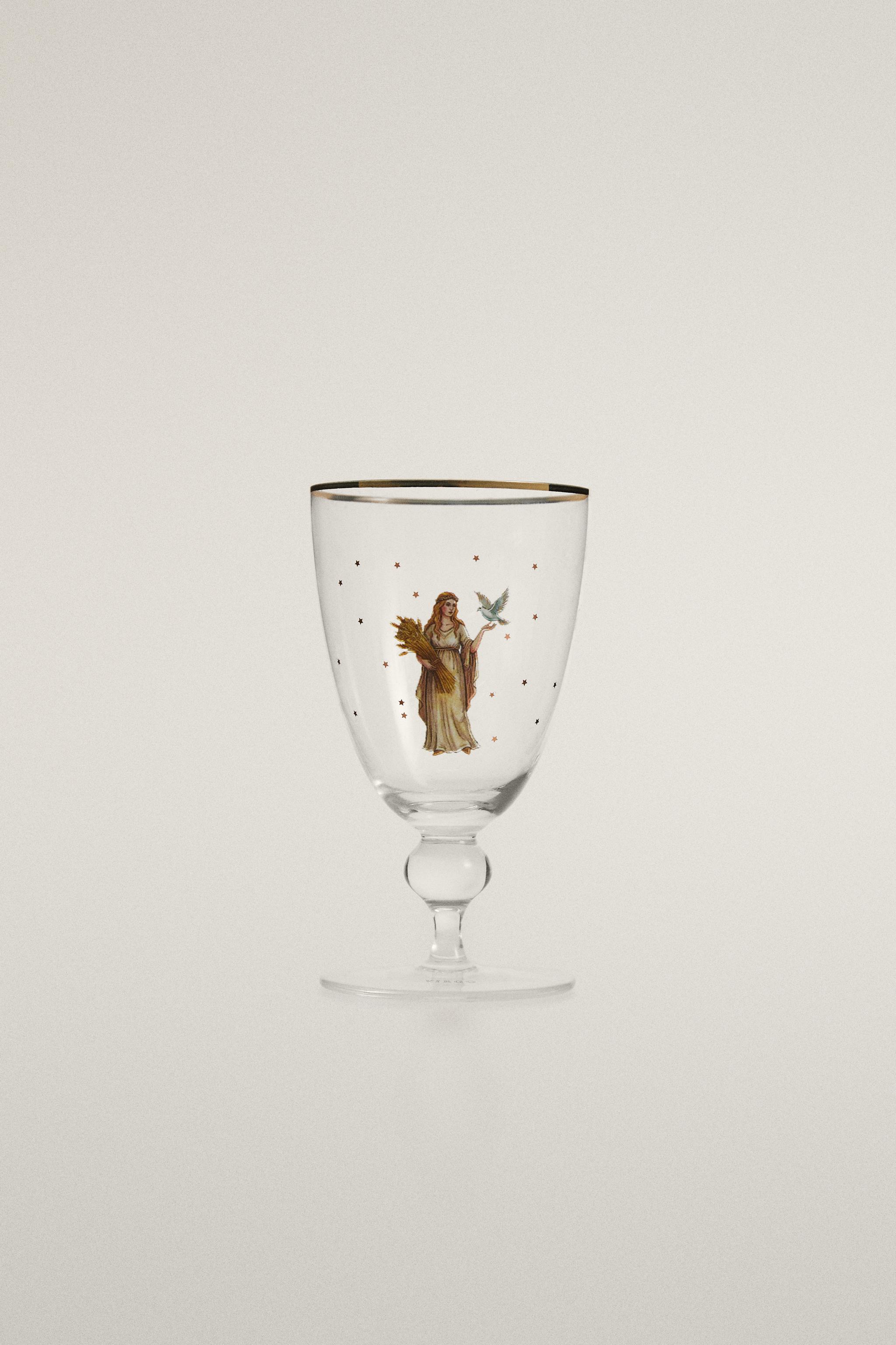 VIRGO ZODIAC GLASS | MARISA BERENSON