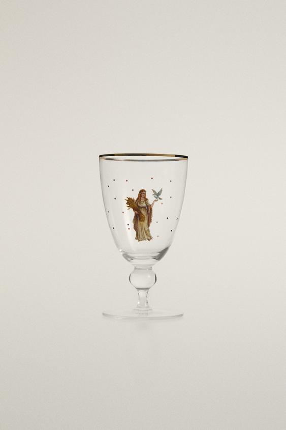 VIRGO ZODIAC GLASS | MARISA BERENSON - Transparent by Zara - Image 0