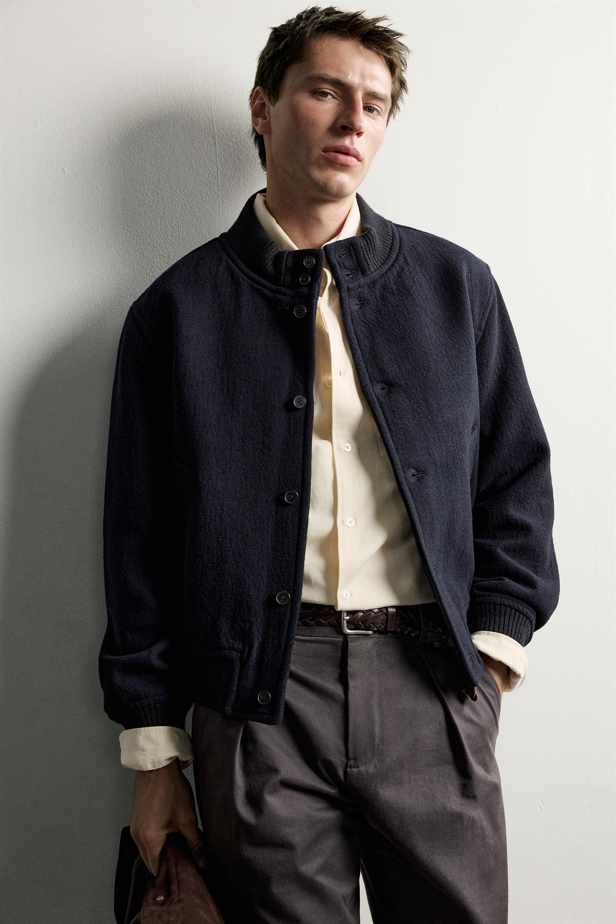 RELAXED-FIT WOOL JACKET