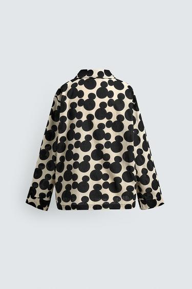 8-14 ANS/ ENSEMBLE DE PYJAMA SILHOUETTE MICKEY MOUSE HARRY LAMBERT FOR ZARA X DISNEY - Noir / Écru de Zara - Image 2
