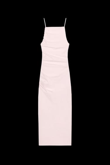 ELASTISCHES KLEID MIT RAFFUNGEN - Altrosa von Zara - Bild 0