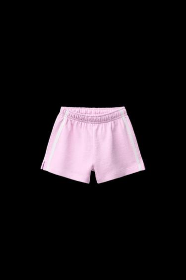 BERMUDA-SHORTS MIT SEITENSTREIFEN - Pastellrosa von Zara