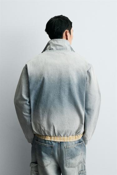 WASHED DENIM JACKET - Light blue by Zara - Image 2