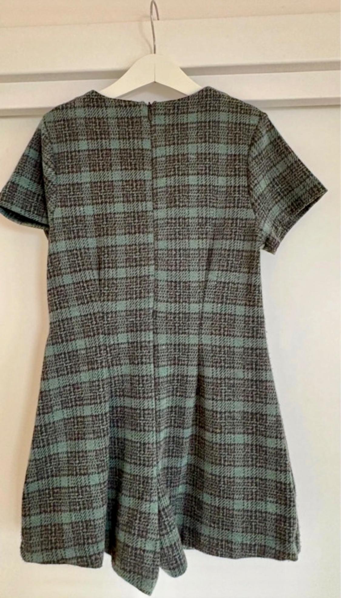CHECKED JUMPSUIT DRESS - Image 2