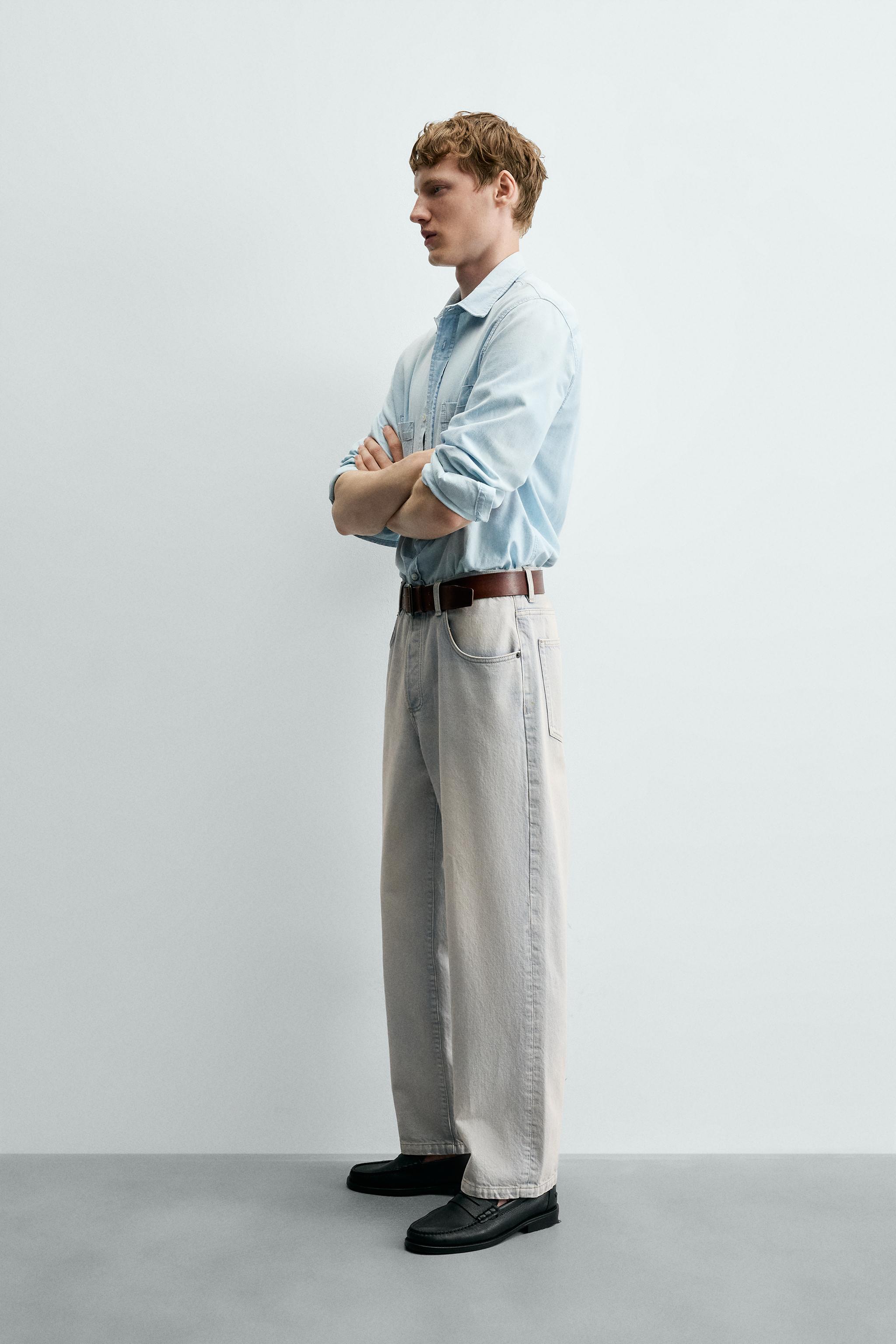BAGGY CROPPED FIT JEANS