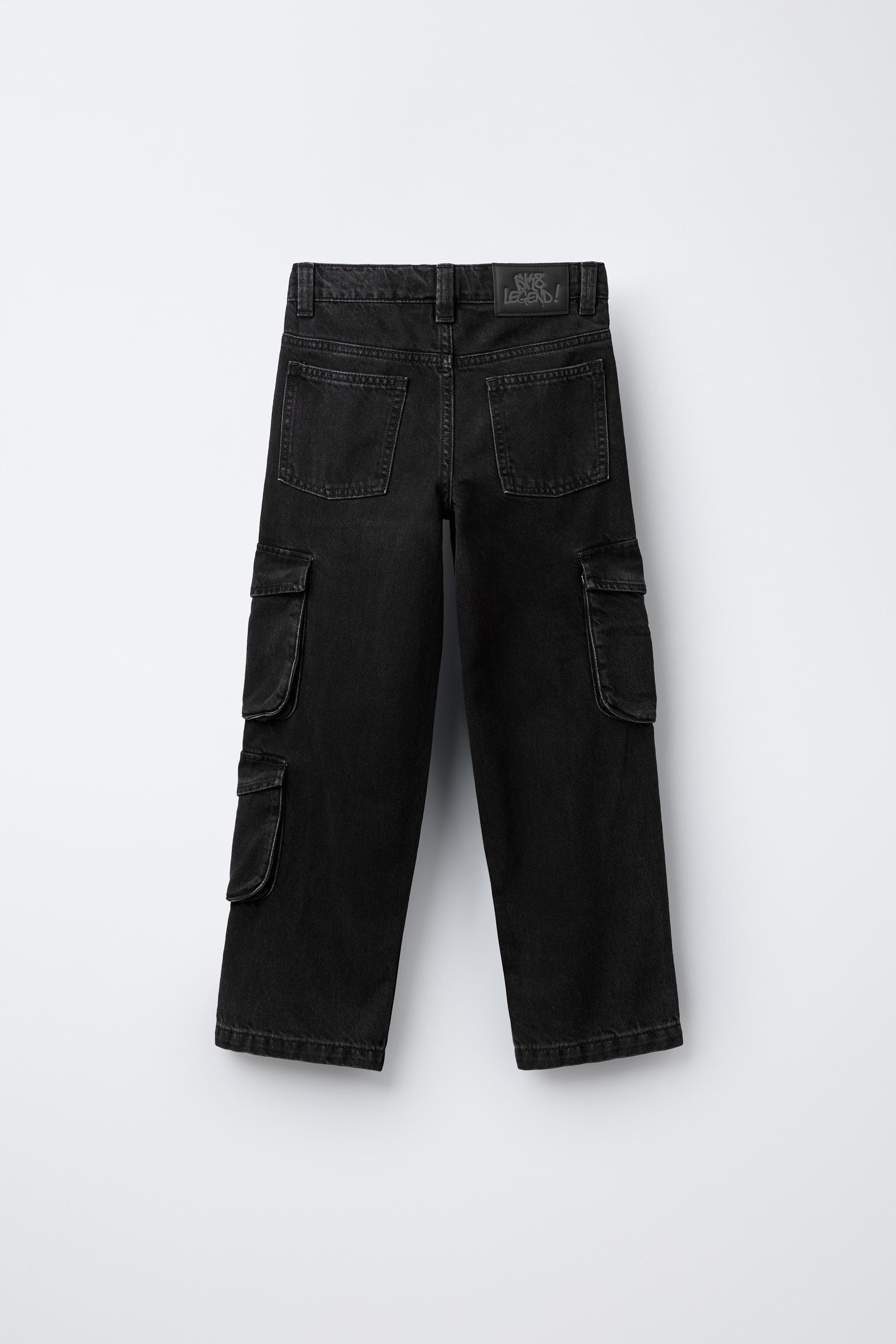 ZARA デタッチャブルカーゴデニムパンツ 即完品】zara デタッチャブル カーゴデニムパンツ - メルカリ