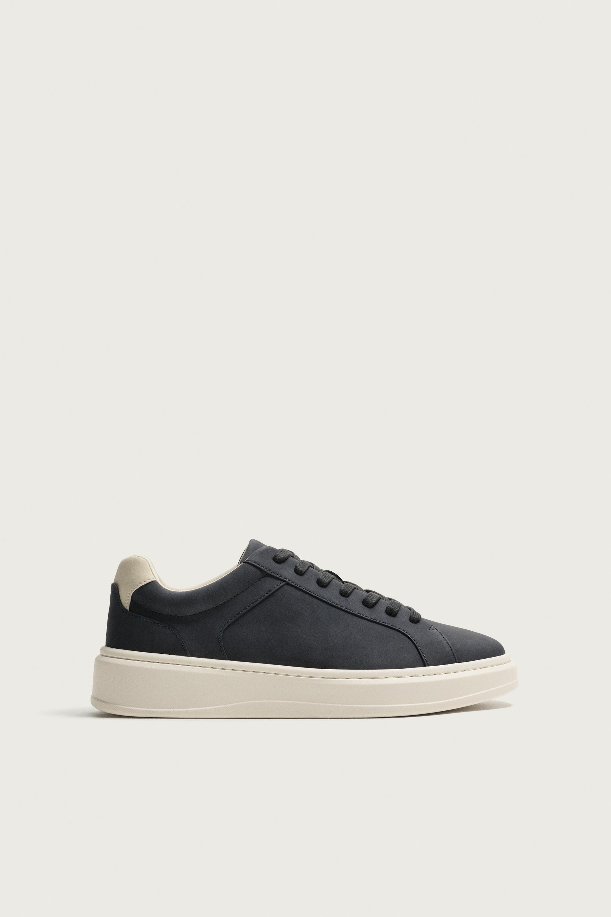 チャンキーソールスニーカー - ブルー | ZARA Japan / 日本
