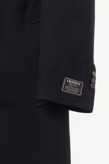 FLOWING WILLY CHAVARRIA X ZARA COAT - Navy blue by Zara