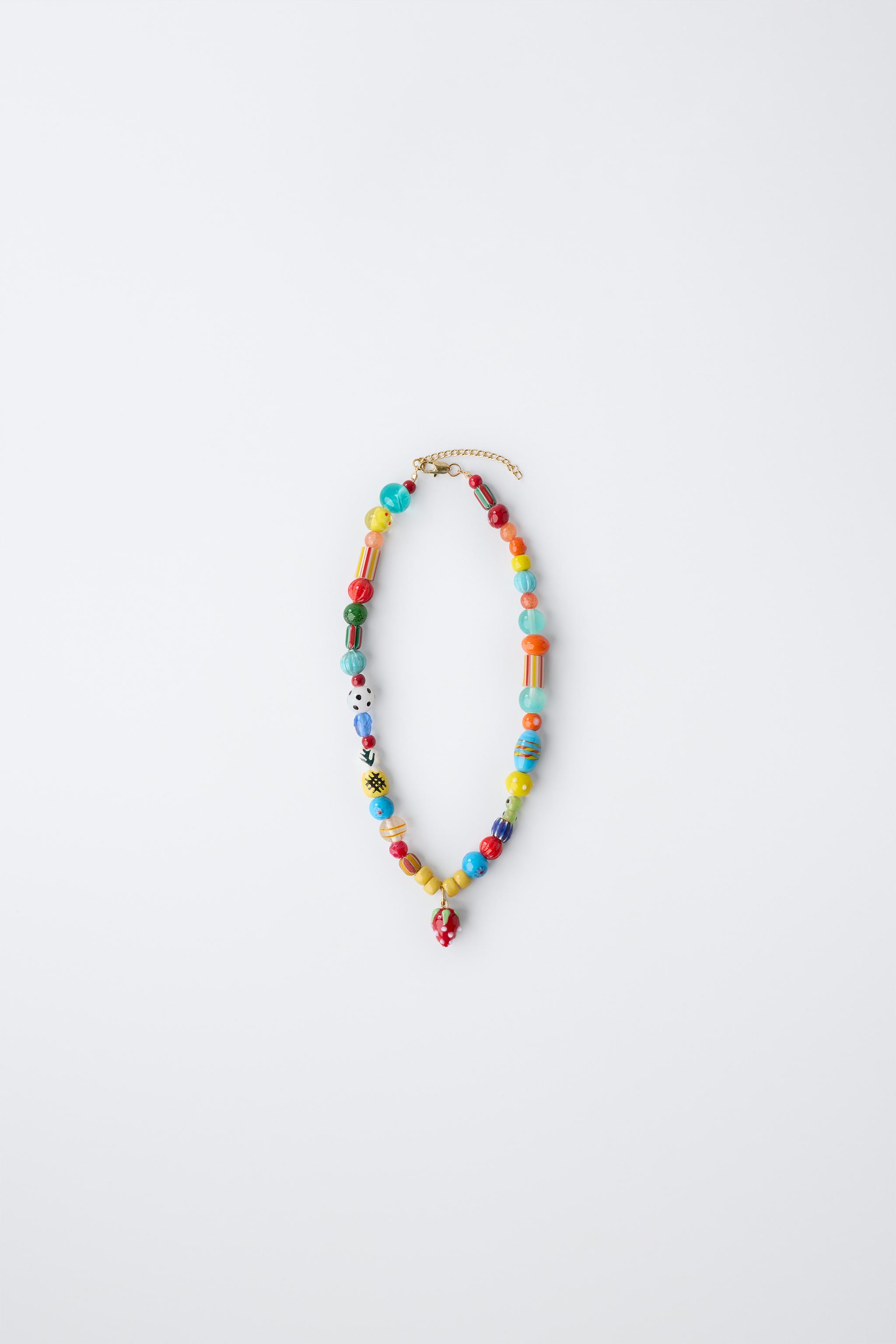 BEADED NECKLACE - Multicoloured | ZARA Singapore