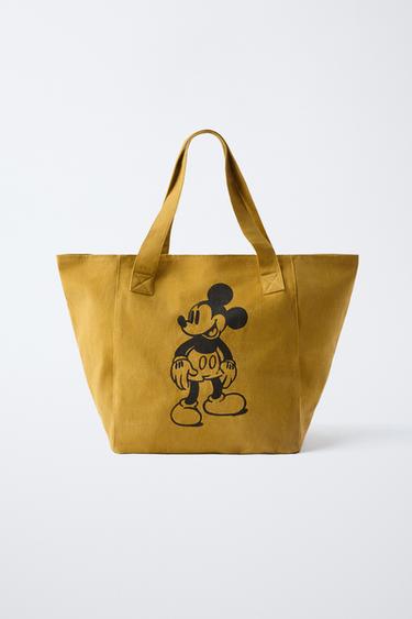СУМКА-ШОПЕР С ПРИНТОМ «МИККИ МАУС» © DISNEY — Желтый от Zara — изображение 0