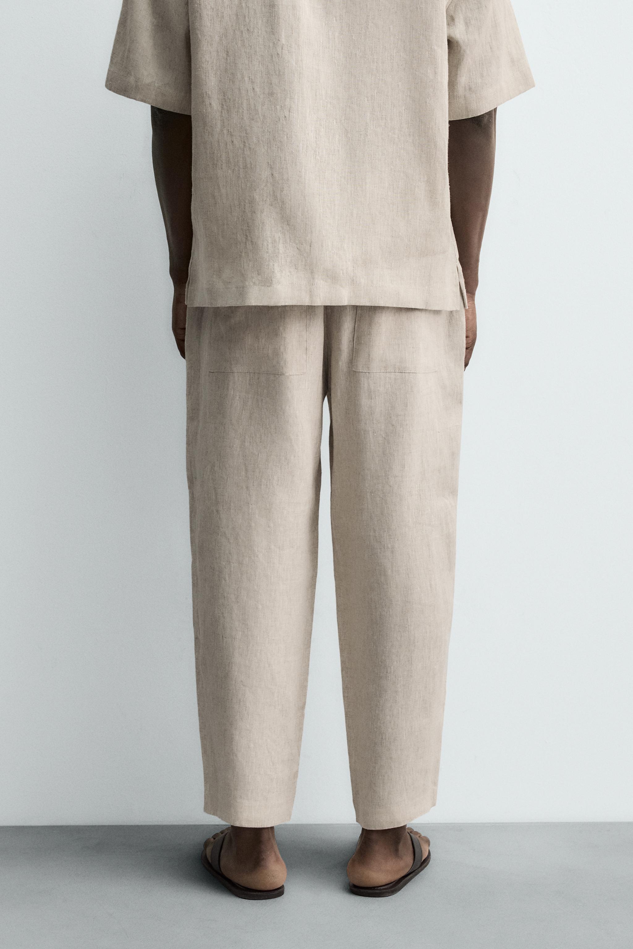 PANTALON RELAXED FIT 100% LIN